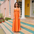 Carnival Charm Flared Dress